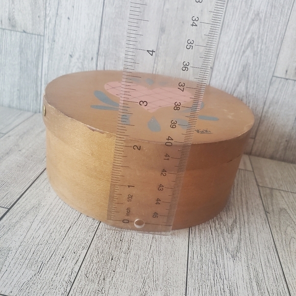 Bundle Only:VTG Handmade Signed Shaker Wooden Box Folk Art Hand Painted - Picture 10 of 11